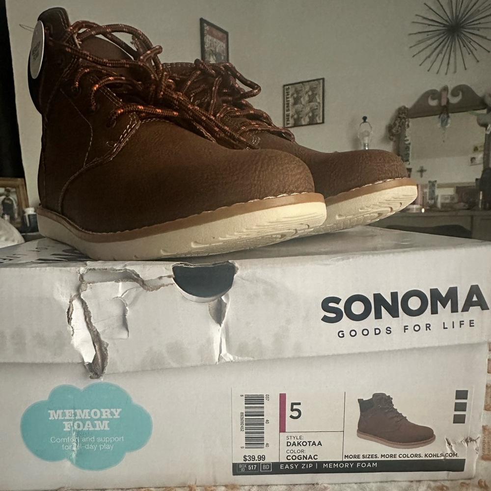 Memory foam boots for kids